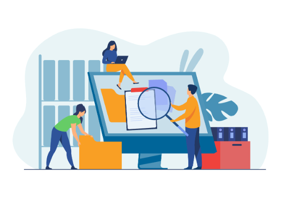 characters searching files